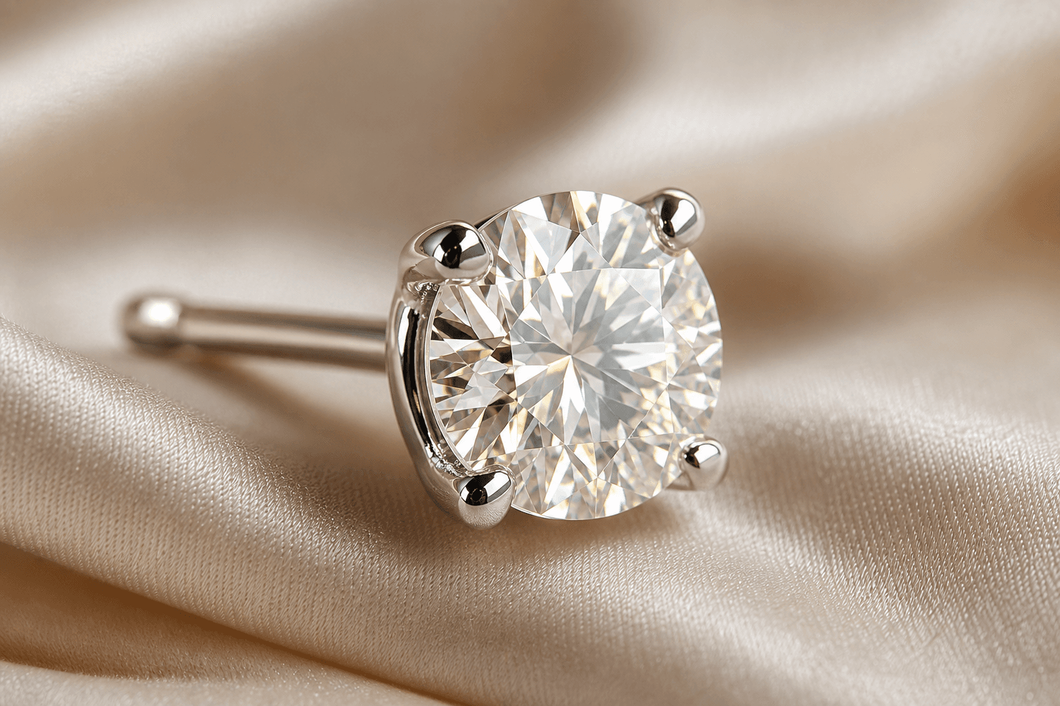 Lumen Studs — macro craftsmanship detail
